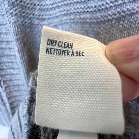 American Eagle Outfitters Cardigan Womens Size SP Gray Longline Wool Duster Fall - Picture 9 of 12